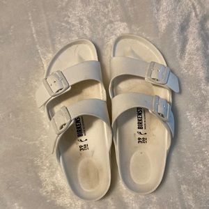 White Birkenstock Sandals